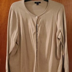 2X Lands End cardigan NWOT